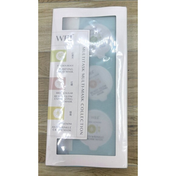 WEI Multitask Multi Mask Collection Set of Three Pods w/ Brush Trial Size New